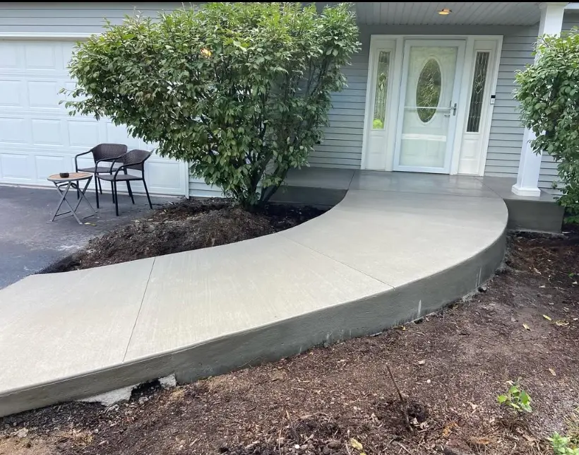 sidewalk construction concrete repair